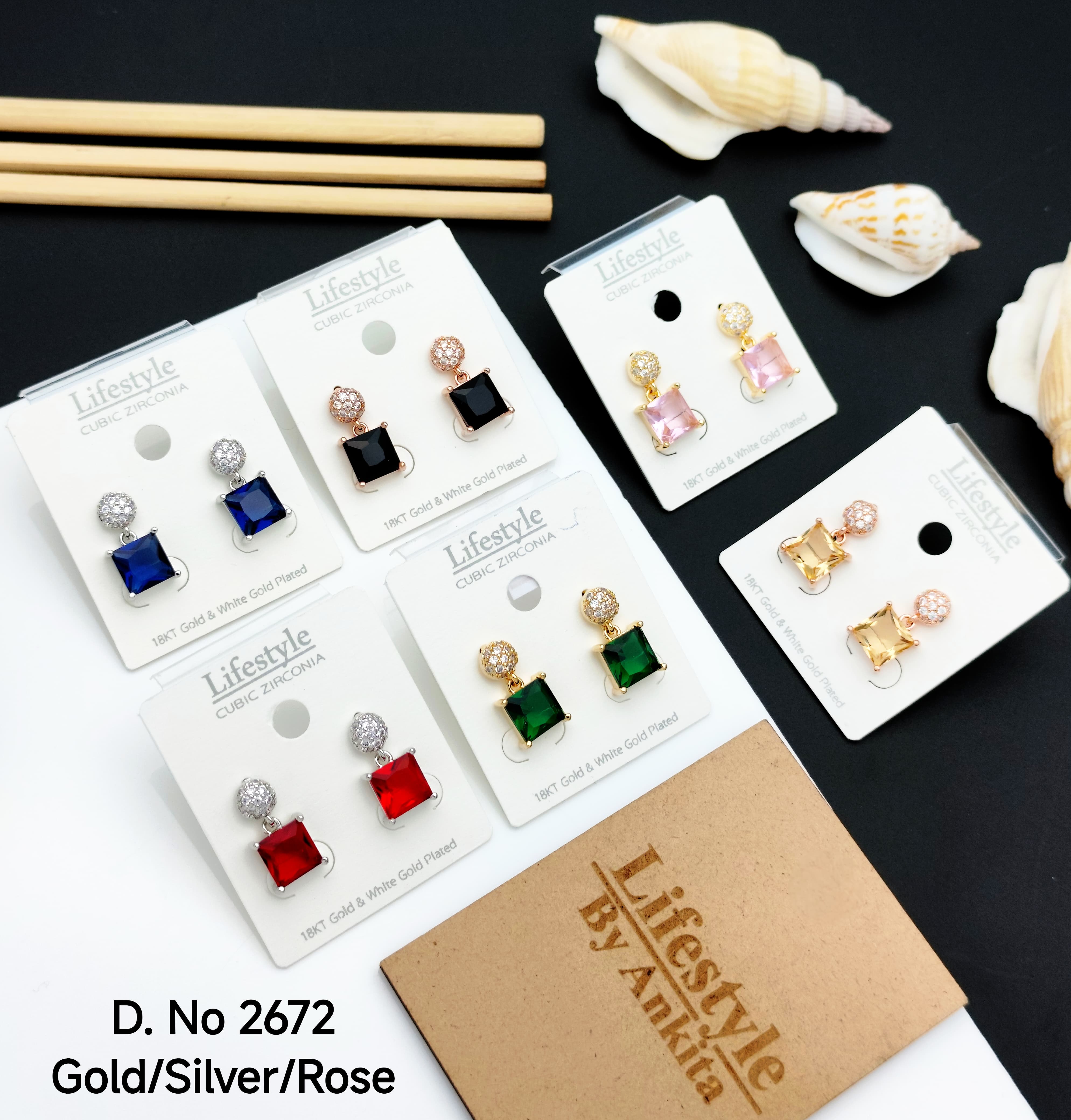 CZ Color Tops 2672